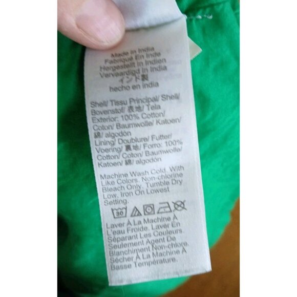 J. Crew Printed V Neck Ruffle Midi Dress - Picture 9 of 10